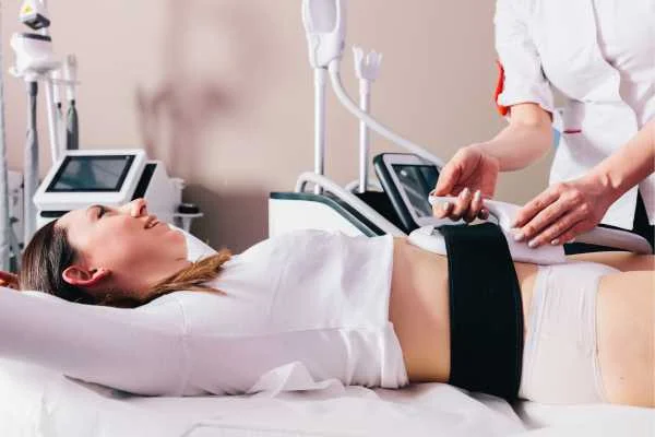 woman having body sculpting to help improve her body image and her mental health Haverhill