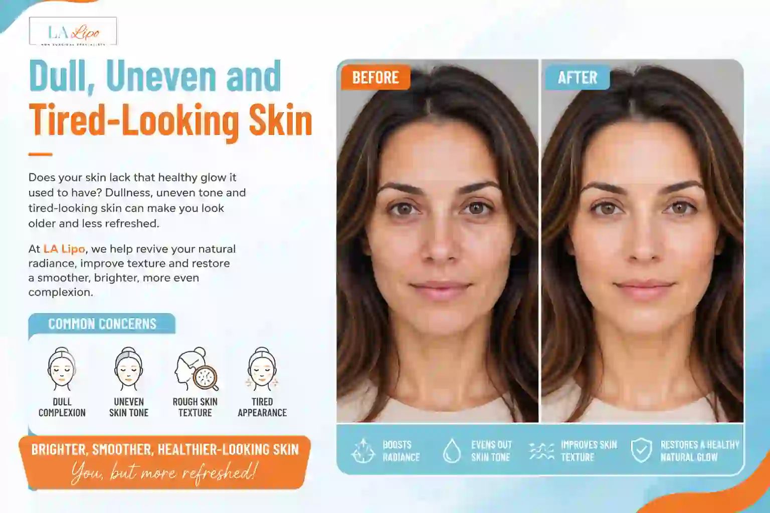 Sign #5: Dull, Uneven and Tired-Looking Skin Haverhill